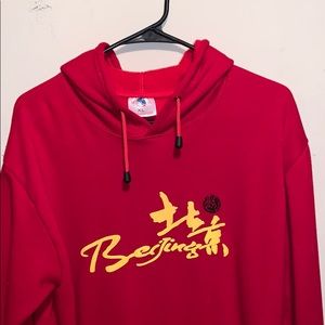 Red Beijing Sweater made in China.